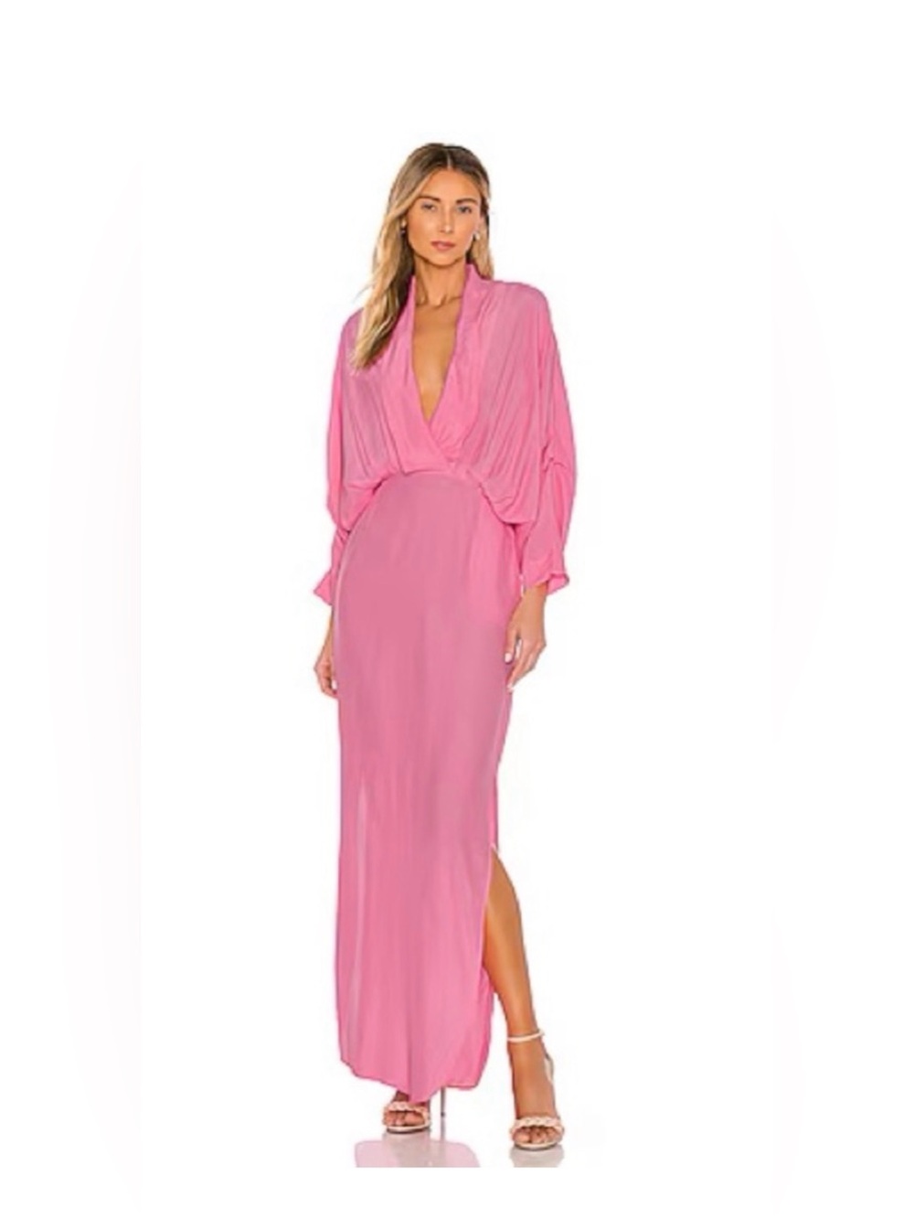 SWF Plunge Dress Pink Size Small